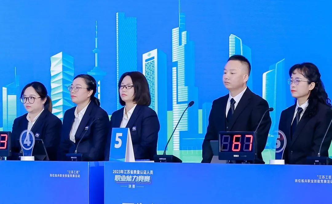 2023年江蘇省質(zhì)量認證人員職業(yè)能力競賽圓滿收官！