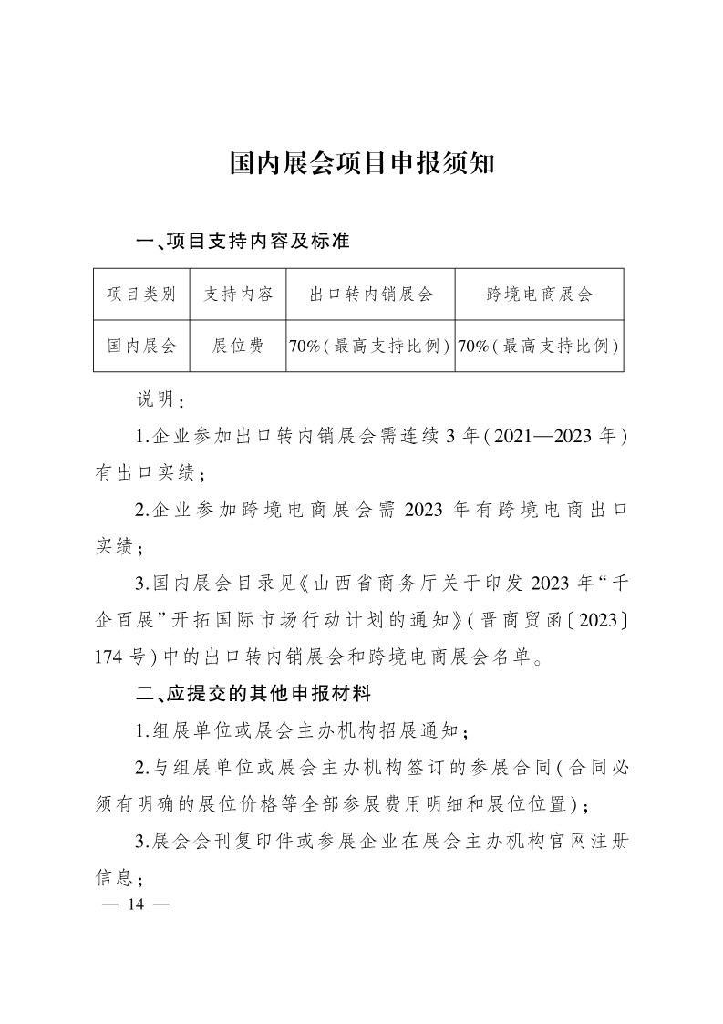 太原市商務局關于做好2024年提升企業國際化經營能力項目申報工作的通知